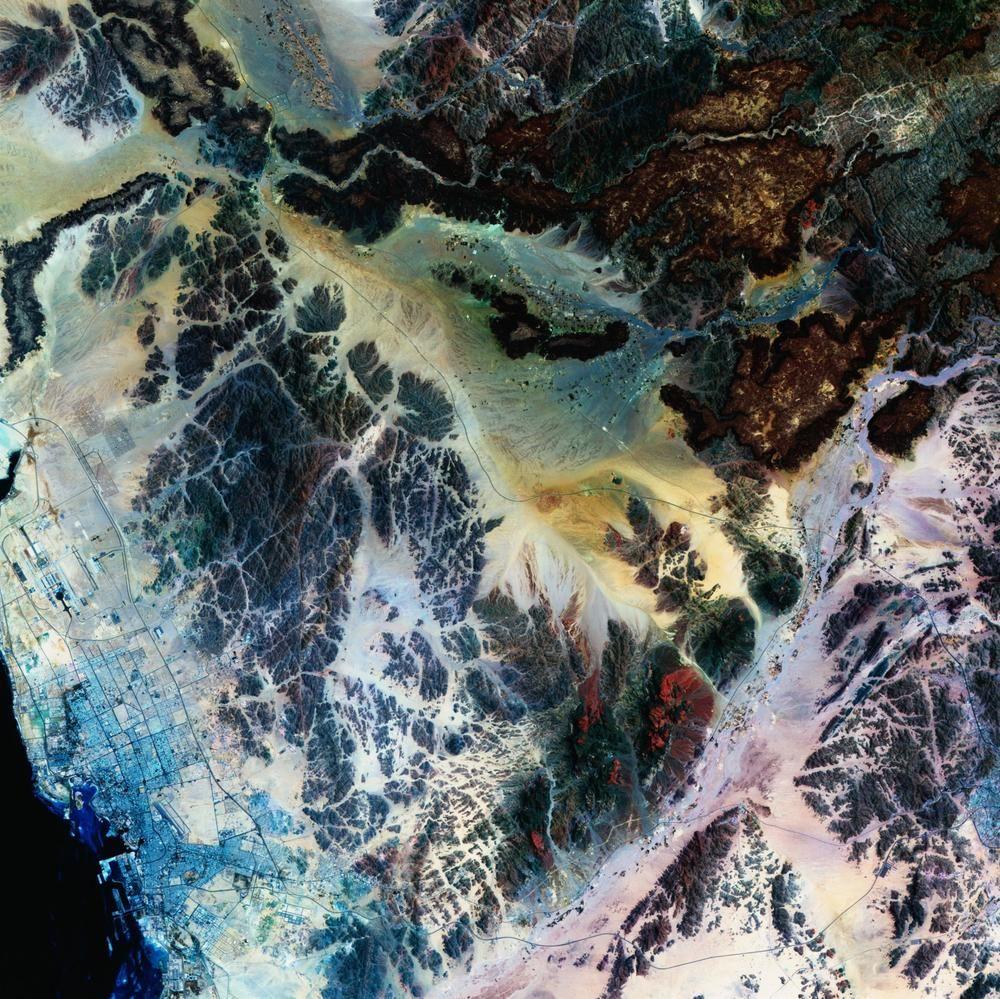 เลอ เมริเดียน เจดดาห์ Hotel ภายนอก รูปภาพ Satellite image of the Great Artesian Basin